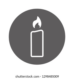 candle vector icon 10 eps