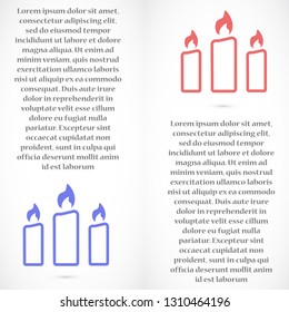 candle vector icon 10 eps