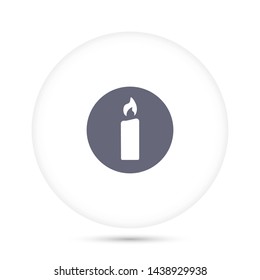candle vector icon 10 eps , Lorem ipsum Flat design