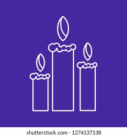 candle vector icon