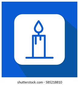 Candle vector icon