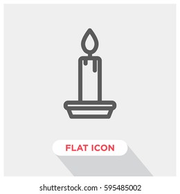 Candle Vector Icon