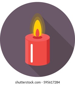 Candle Vector Icon