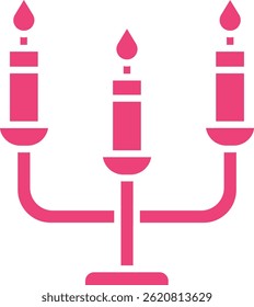 Ícone de vetor de vela. Pode ser usado para impressão, aplicativos móveis e da Web.