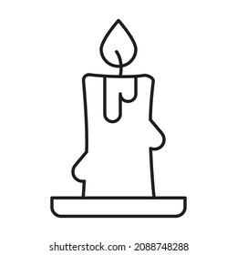 Candle vector icon Which Can Easily Modify Or Edit 

