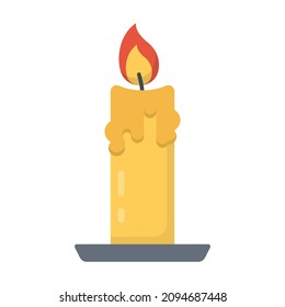 Candle vector icon  Which Can Easily Modify Or Edit 

