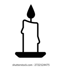 Candle Vector icon which can easily modify or edit

