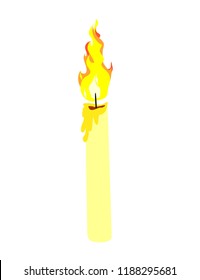 Candle Vector Illustration