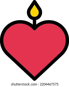 ilustración de vectores de vela en un fondo transparente.Símbolos de calidad superior.Iconos vectores de trazo para el diseño de conceptos y gráficos.