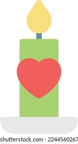 ilustración del vector de vela en un fondo transparente. Símbolos de calidad superior. Iconos vectoriales de color de línea para el concepto y el diseño gráfico.