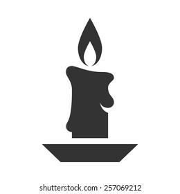 Candle vector image to be used in web applications, mobile applications and print media.