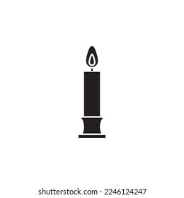 candle vector for website symbol icon presentation