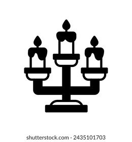 Candlelight Diet  icon in vector. Logotype
