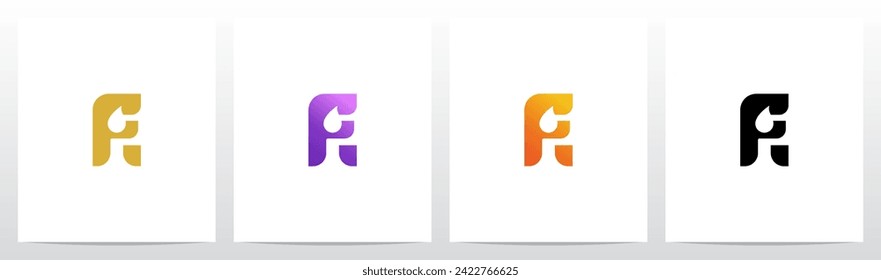 Candlelight On Letter Logo Design E
