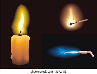 Candlelight vector