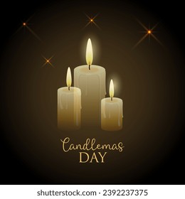 Candlemas Background Vector. Candlemas Day vector.