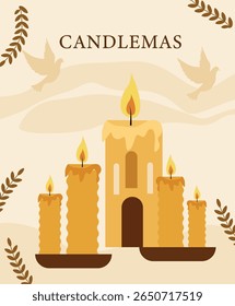Candlemas Presentation of Jesus Vector Art Collection