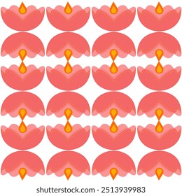 Candles abstract background. Red gradient circular shape elements. Minimalist geometric pattern. Modern design. Suit for presentation, brochure, cover, wallpaper, website, business, backdrop