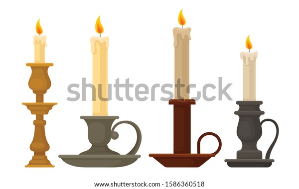 candles and candlesticks