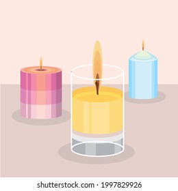 candles essence aroma relaxation decoration