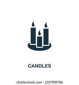 Candles icon. Creative element design from easter icons collection. Pixel perfect Candles icon for web design, apps, software, print usage