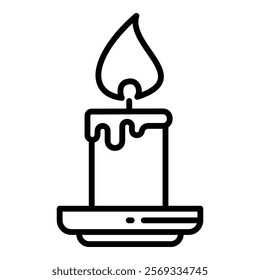 Candles Icon Element For Design