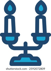Candles Icon Element For Design