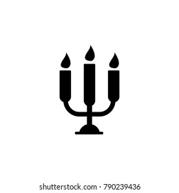 candles icon. Lovers icon. Wedding element icon. Premium quality graphic design. Signs, symbols collection icon for websites, web design, mobile, info graphics on white background