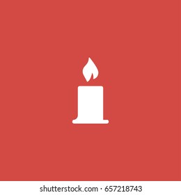candles icon. sign design. background