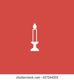 candles icon. sign design. background