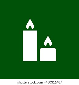 candles icon. candles vector illustration