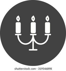 Candles, light, birthday icon vector image. Can also be used for wedding. Suitable for use on web apps, mobile apps and print media.