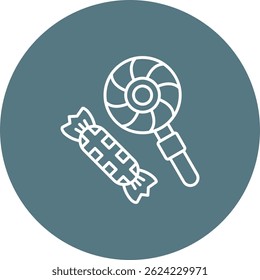 Candles Line vector Icon Design