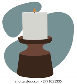 candles and stands. Candle stand and candle 
