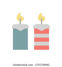 Icono de la bandera de Estados Unidos de Velas. Elementos vectoriales simples de color de los iconos estadounidenses para ui y ux, sitio web o aplicación móvil