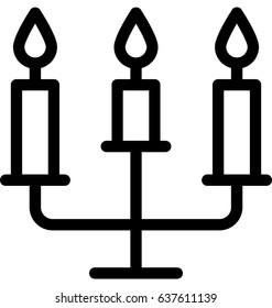 Candles Vector Icon