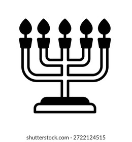 Ícone de vetor de velas que pode facilmente modificar ou editar
