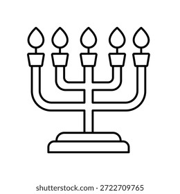 Ícone de vetor de velas que pode facilmente modificar ou editar
