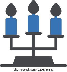 candles Vector illustration on a transparent background. Premium quality symbols. Gyliph vector icon for concept and graphic design.