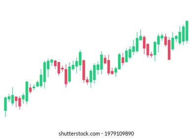 Candlestick chart (also called Japanese candlestick chart) for forex trading, stock exchange and crypto price analysis. svg