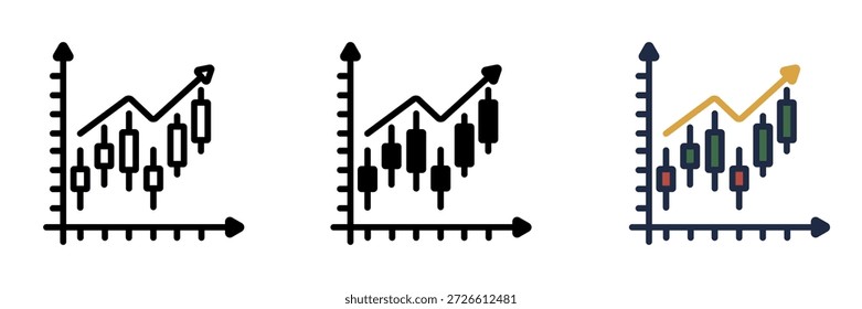 Candlestick Chart é um gráfico financeiro que exibe movimentos de preços ao longo do tempo usando valores de abertura, alta, baixa e fechamento.