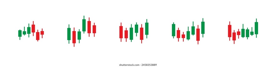 Señales e indicadores de gráfico de velas para el comercio. Juego de velas del mercado de valores. Comercio de divisas. Patrones de velas