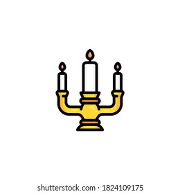 Candlestick - Color Icon Design