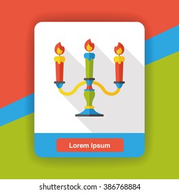 Candlestick flat icon