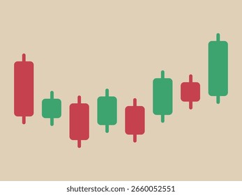Ícone de castiçal. Ilustração vetorial colorida.