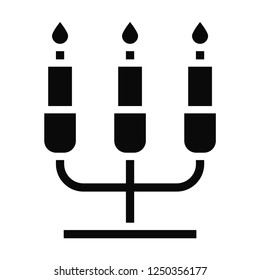 Candlestick icon vector