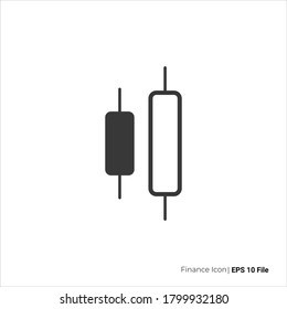 Icono de candelabro. Diseño vectorial de icono de candelabro. aislado en fondo blanco