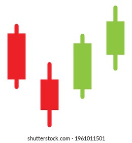 vector de icono de candelabro de mercado