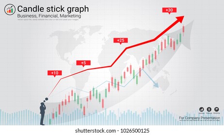 Forex Trading Promo Page Vector Illustration Stock Vektorgrafik - 