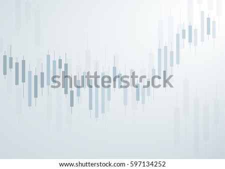 Candlestick stock exchange background vector
